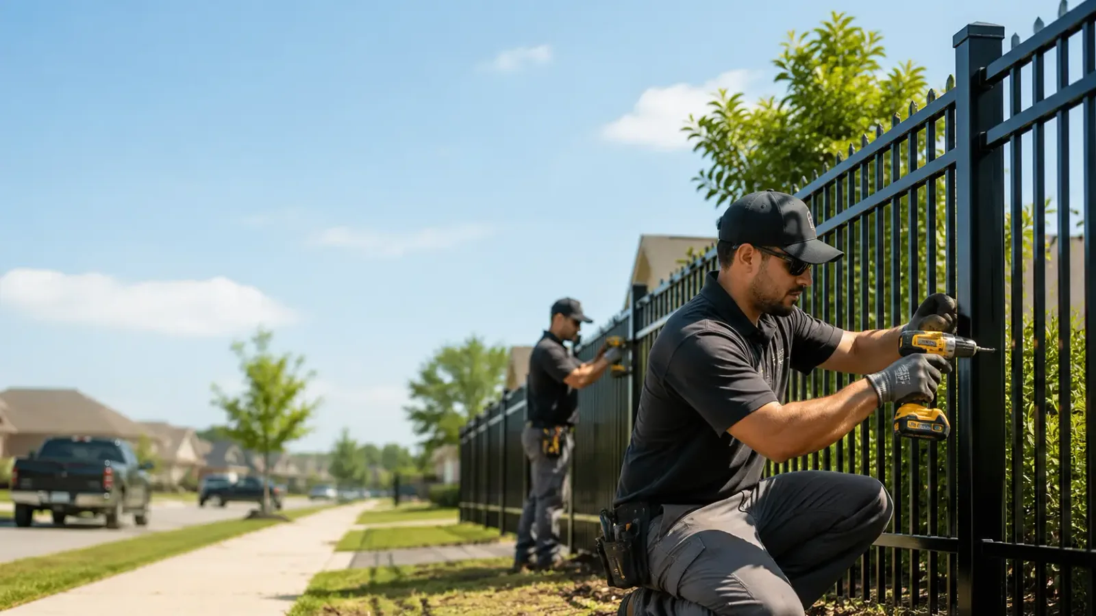 Metal Fence Installation in West Greenwich, RI